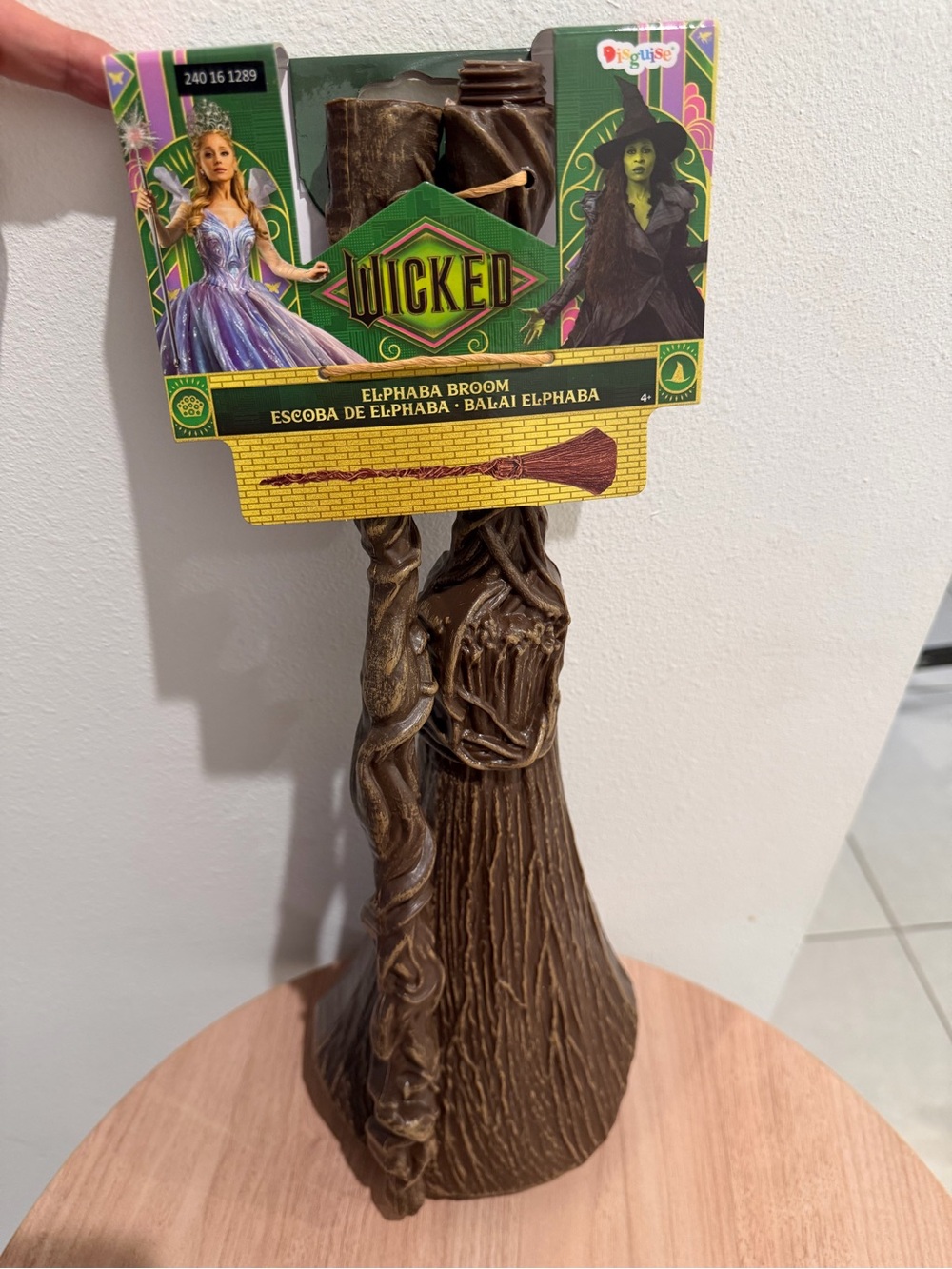 Wicked Elphaba Broom Decorative Accent - Brown